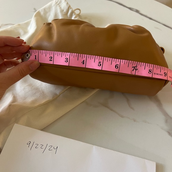 New Mansur Gavriel Mini Cloud Clutch Caramel Brown - Picture 4 of 4